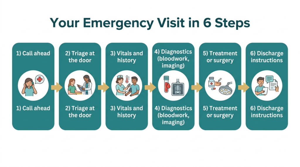 What to Expect at an Emergency Pet Hospital in Stockton: A Step-by-Step Guide