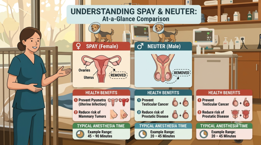 Spay and Neuter Clinic Guide: Best Age, Benefits, and Recovery Timeline 1 Spay and Neuter Clinic Guide: Best Age, Benefits, and Recovery Timeline