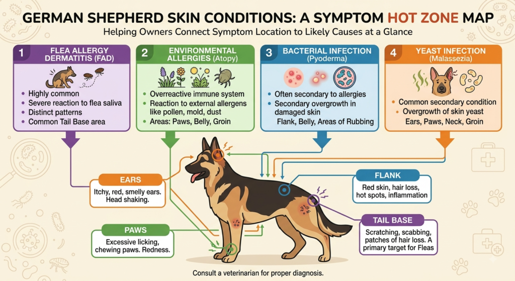 Dog Allergy Vet Guide: German Shepherd Skin Issues Explained